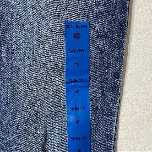 Ruff Hewn | NWT Factory Distressed High Rise Skinny Jeans - Picture 2 of 8